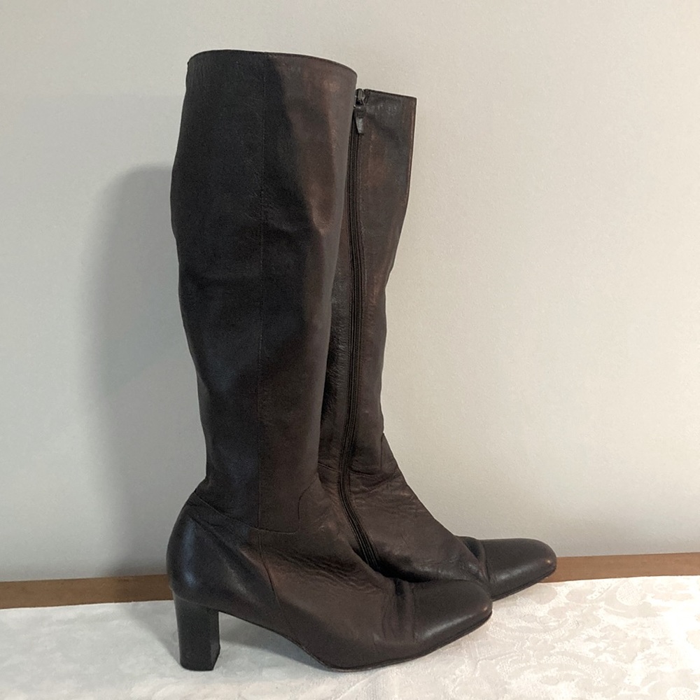 Ralph Lauren brown knew high boots